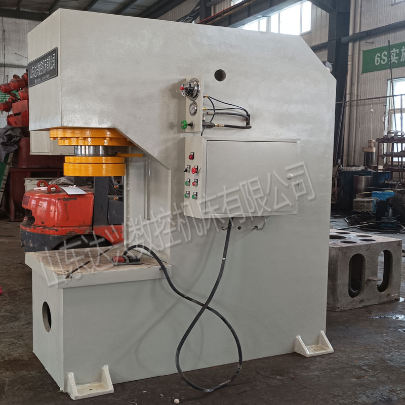 200T鋼絲繩扣壓制單臂液壓機(jī)